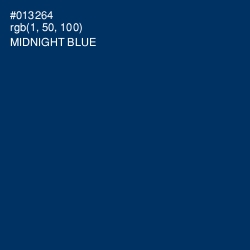 #013264 - Midnight Blue Color Image